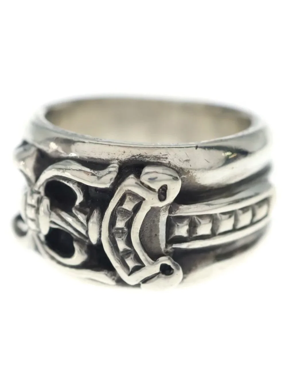 Chrome Hearts Dagger Ring Silver
